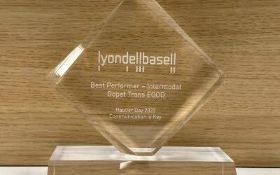 Special Award from LyondellBasell for Intermodal Solutions