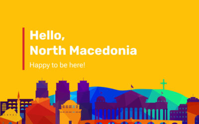 Здравей, Северна Македония! Щастливи сме, че сме тук!